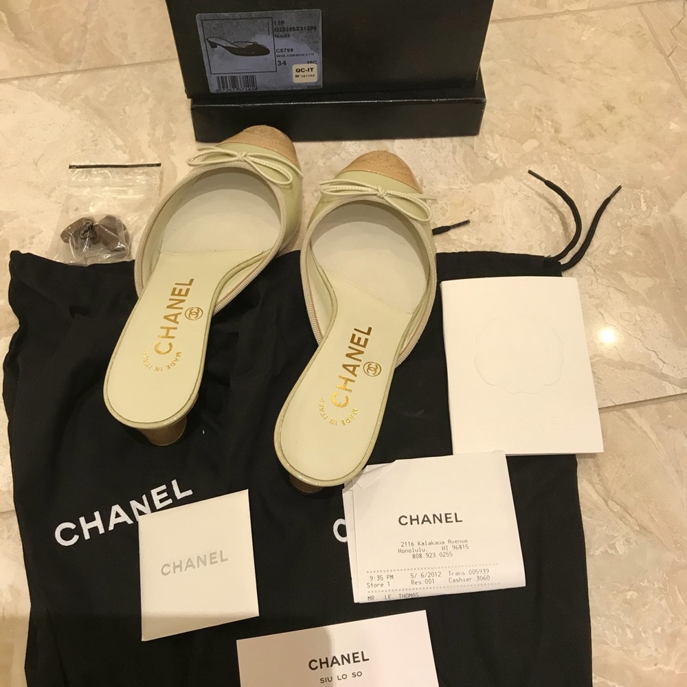 Chanel mules 100% authentic